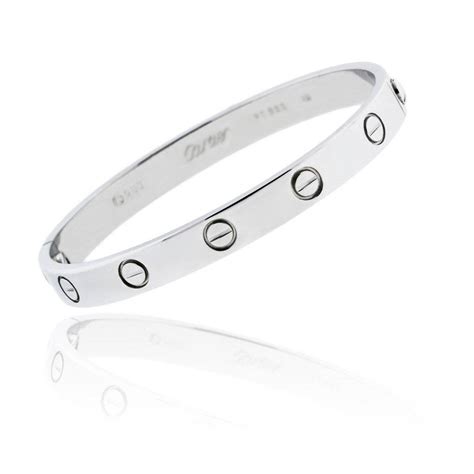 bracelet cartier en argent|cartier bracelets for women.